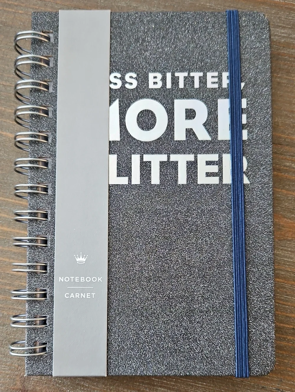Hallmark Glitter Notebook New
